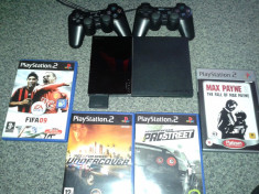 Playstation 2 PS 2+ 4 jocuri foto