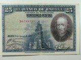 SPANIA - 25 PESETAS - 15 AUGUST 1928