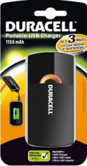 Incarcator Portabil USB Duracell de 1150mAh foto