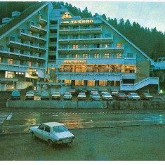CP192-78 Baile Tusnad. Hotel ,,Tusnad" -carte postala circulata1991