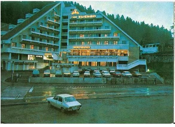 CP192-78 Baile Tusnad. Hotel ,,Tusnad&quot; -carte postala circulata1991