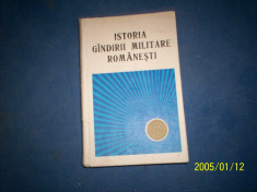 ISTORIA GANDIRII MILITARE ROMANESTI-C SOARE... foto
