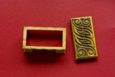 cutie de bijuterii din lemn cu ornamente deosebite foto