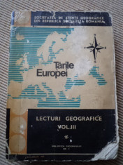 tarile europei Lecturi geografice vol. III biblioteca geografului 1971 RSR harti foto