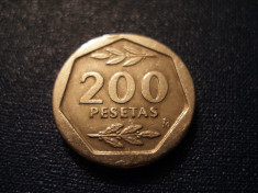 200 PESETAS 1986 SPANIA foto