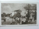 25 - TH.AMAN - PETRECERE DE 1 MAI - REPRODUCERE DE ARTA - SEPIA - COLECTIA SFETEA - PERIOADA INTERBELICA