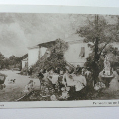 25 - TH.AMAN - PETRECERE DE 1 MAI - REPRODUCERE DE ARTA - SEPIA - COLECTIA SFETEA - PERIOADA INTERBELICA