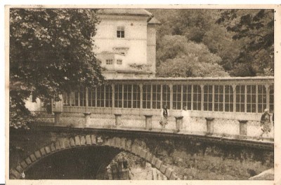 CPI (B1760) BAILE HERCULANE, VEDERE, EDITURA DE STAT, CIRCULATA 23. IUN. 1954, STAMPILE foto
