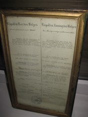 Act Belgian vechi al Camerei de Comert Exterior, Regele Leopold 3 al Belgiei foto