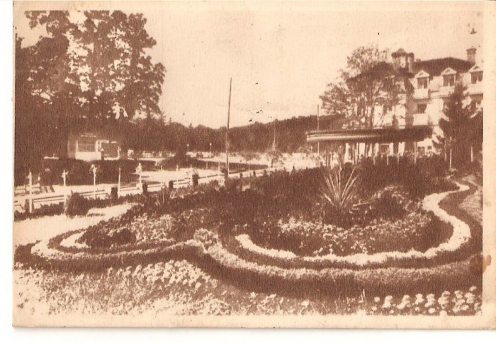 CPI (B1766) SOVATA, VEDERE DIN PARC, EDITURA LIBRARIA NOASTRA, CIRCULATA 17. V. 1954, STAMPILE, TIMBRU, RPR