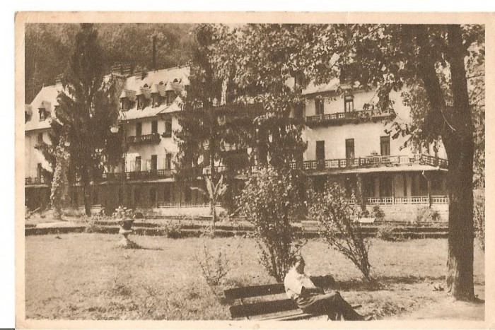 CPI (B1756) CALIMANESTI, HOTELUL DE STAT, EDITURA LIBRARIA NOASTRA, CIRCULATA 1956, STAMPILE , TIMBRU