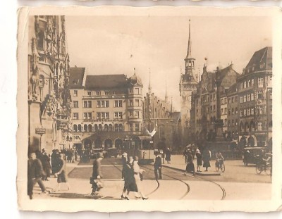 CPI (B1810) GERMANIA, MARIENPLATZ MIT ALTEM RATHAUS, NECIRCULATA, DIMENSIUNI:7x9cm foto