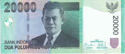 Bancnota Indonezia 20.000 Rupii 2009 (2004) - P144f UNC foto
