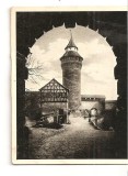 CPI (B1788) NURENBERG, GERMANIA, BLICK DURCHS BURGTOR ZUM VESTNERTURM, NECIRCULATA, DIMENSIUNI:7x9cm, (11)