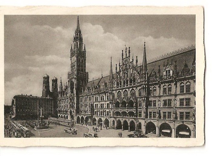 CPI (B1793) MUNCHEN, GERMANIA, MARIENPLATZ, NECIRCULATA, DIMENSIUNI:7x9cm, (4)