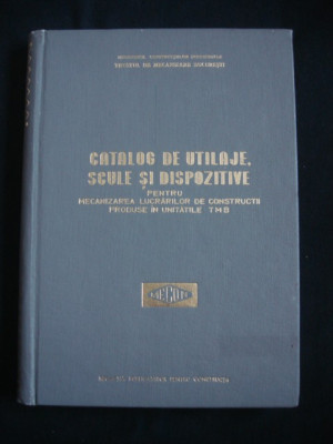 Catalog de utilaje, scule si dispozitive (1971, editie cartonata) foto