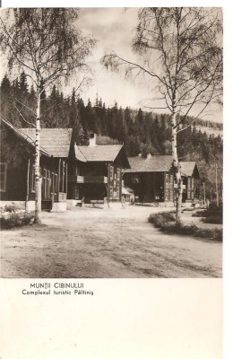 CPI (B1841) MUNTII CIBINULUI. COMPLEXUL TURISTIC PALTINIS, CIRCULATA 5.9.60, STAMPILE, TIMBRU, RPR foto