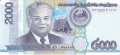Bancnota Laos 2.000 Kip 2011 - P41 UNC foto