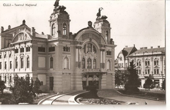 CPI (B1902) CLUJ. TEATRUL NATIONAL, CIRCULATA 25.07.61, STAMPILA, TIMBRU, RPR