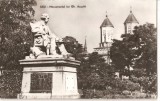 CPI (B1878) IASI.MONUMENTUL LUI GH. ASACHI, EDITURA MERIDIANE, CIRCULATA 21.6.63, STAMPILE, TIMBRU, RPR, Fotografie