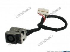 +492. vand DC-In Power Jack For HP Pavilion DV5 DV5T DV5z 6 pini connector foto