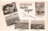 CPI (B1884) LITORALUL MARII NEGRE, MOZAIC, EDITURA MERIDIANE, CIRCULATA 27.6.61, STAMPILE, RPR