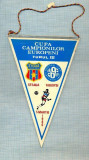 29 New Fanion - CUPA CAMPIONILOR EUROPENI-TURUL III -STEAUA -KUUSYSI -5 MARTIE 1986 -starea care se vede