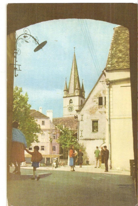 CPI (B1933) VEDERE DIN SIBIU, EDITURA MERIDIANE, NECIRCULATA, RPR