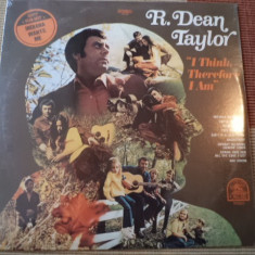 R. Dean Taylor I think therefore i am 1970 disc vinyl lp muzica Pop Rock USA
