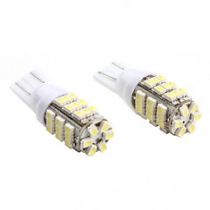 Set 2 becuri led T10 cu 42 SMD foto