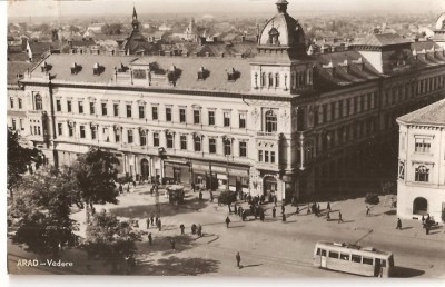 CPI (B1907) ARAD. VEDERE, CIRCULATA 6.11.60, STAMPILE, TIMBRU, RPR foto