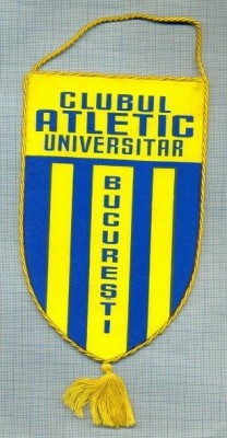 38 New Fanion - CLUBUL ATLETIC UNIVERSITAR BUCURESTI -starea care se vede foto