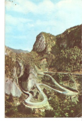 CPI (B1936) SERPENTINE LA CHEILE BICAZULUI, EDITURA MERIDIANE, CIRCULATA 5.1963, STAMPILE, TIMBRU, RPR foto