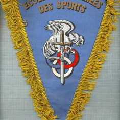 02 New Fanion -Ecole Interarm&eacute;es des Sports -Scoala Interarme, de Sport, Franta - militar-superb -starea care se vede