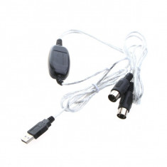 CABLU MIDI Usb Ieftin, Pentru Conectare Clapa-Pc foto