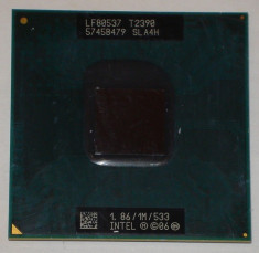 Procesor laptop Intel Pentium Dual Core T2390 1.86GHz 1MB L2 Bus 533MHZ foto