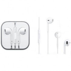 Handsfree hands doape free casti in ear inear cu microfon butoane comenzi pe fir cu jack 3,5 3.5 mm earpods ear pods Apple iPhone 4S NOI NOU Sigilat foto