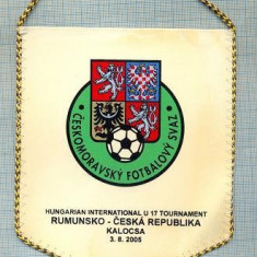 83 New Fanion - TURNEUL INTERNATIONAL U 17 DIN UNGARIA -ROMANIA -CEHIA 3.8.2005 -starea care se vede