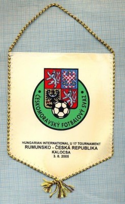 83 New Fanion - TURNEUL INTERNATIONAL U 17 DIN UNGARIA -ROMANIA -CEHIA 3.8.2005 -starea care se vede foto