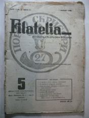 REVISTA FILATELIA - NUMARUL 5 - 1 AUGUST 1948 foto