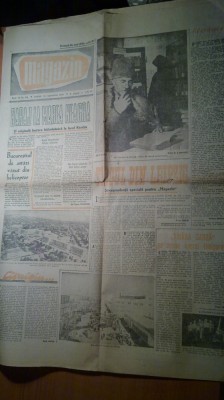 ziarul magazin 12 septembrie 1959-noile blocuri constuite in cart bucurestii noi foto