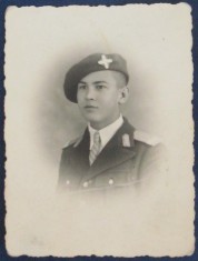 poza militara.elev Liceul Militar D.A.Sturdza,Craiova,1941 foto