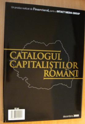 Catalogul capitalistilor romani 2010 foto