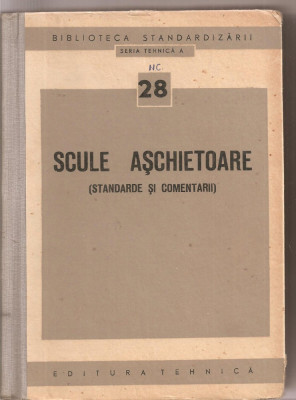 (C2907) SCULE ASCHIETOARE ( STANDARDE SI COMENTARII ), EDITURA TEHNICA, BUCURESTI, 1963, BIBLIOTECA STANDARDIZARII foto