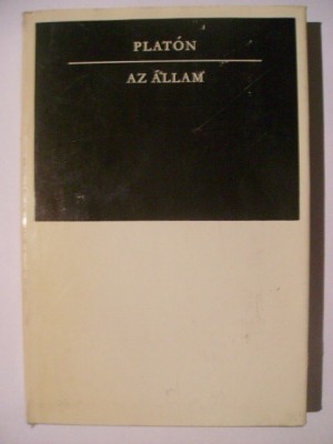 Platon - Az allam (in lb. maghiara) foto