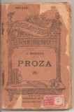 (C2916) PROZA DE C. NEGRUZZI, ED. LIBRARIEI UNIVERSALE, ALCALAY, 1924