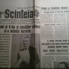 ziarul scanteia 13 septembrie 1980-congresul al 2-lea al consiliilor populare