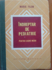 INDREPTAR DE PEDIATRIE - Maria Filon foto