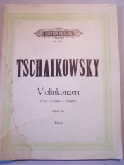 CEAIKOVSKI - CONCERTUL PENTRU VIOARA SI ORCHESTRA, OP.35. Partituri muzicale foto