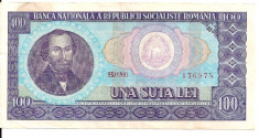 LL bancnota Romania 100 lei 1966 XF+ foto